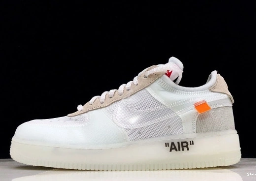 O-W Mens Low 1 Force Air AO4606-100 Nike 1111